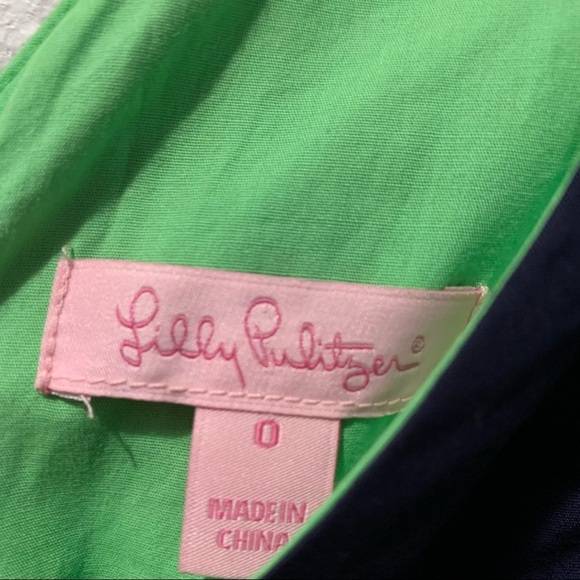 Lilly Pulitzer Sylvia Navy Jungle Flower Dress - Picture 5 of 6